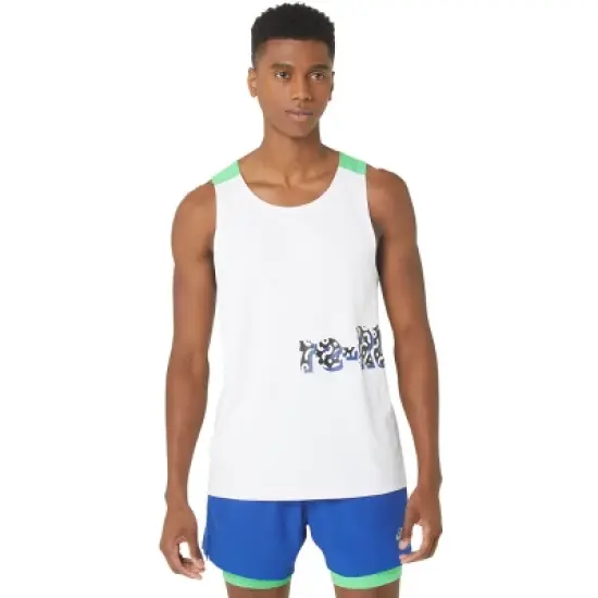 ASICS Men's NEW STRONG rePURPOSED RUN SINGLET Apparel 2031D832 image {2}