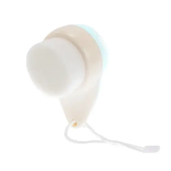 Unique Bargains Soft ABS Silicone Nylon Wool Cleansing Brush Small Double Side 2.80"x1.81" 1 Pc image {5}