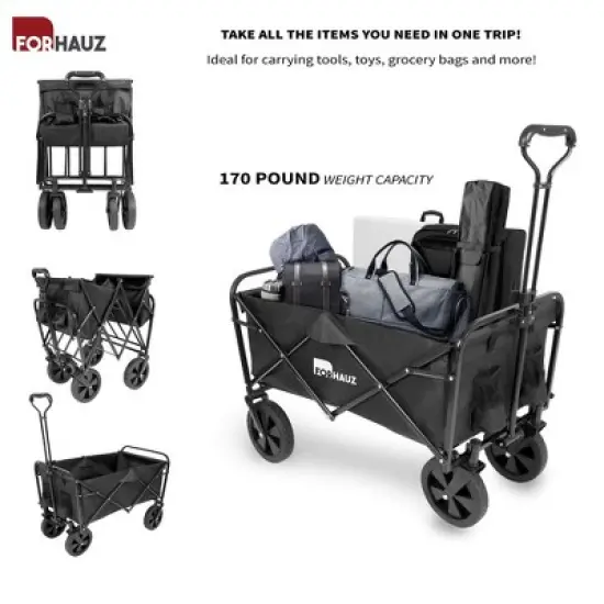 Prosource Folding Wagon Cart image {1}