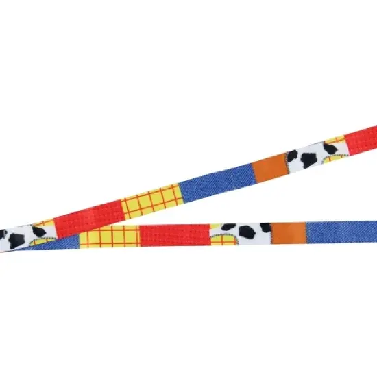 Toy Story Cowboy Woody Lanyard with Clear ID Badge Holder and Rubber Charm image {2}