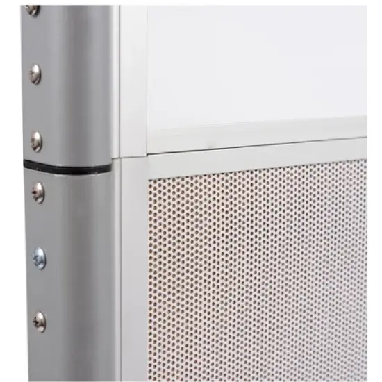 Stand Up Desk Store Rolling Mobile Magnetic Whiteboard Room Divider Dry Erase Board for Home or Classroom (Combo Whiteboard/Tackboard, 40" W x 72" H) image {2}