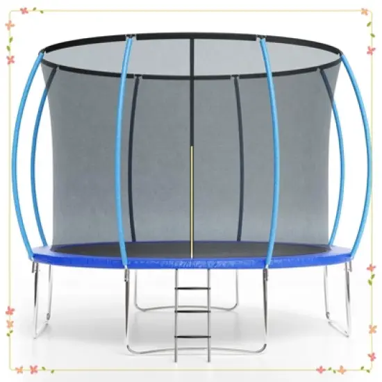 Trampoline  12FT with Enclosure & Ladder, ASTM Approved Heavy-Duty Outdoor image {10}