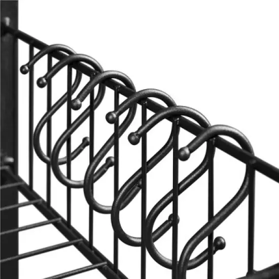 Yaheetech Utility Kitchen Storage Rack with 4 Shelves image {4}