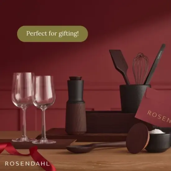 Rosendahl R&Aring; Multipurpose Grinder - Classic Black 7.9 in. Height with Ceramic Grinding Top, Nordic Inspired for Salt & Pepper, Multi-Function Grinder image {6}