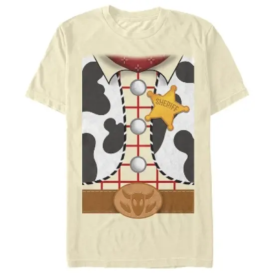 Men's Toy Story Sheriff Woody Costume Tee T-Shirt image {3}