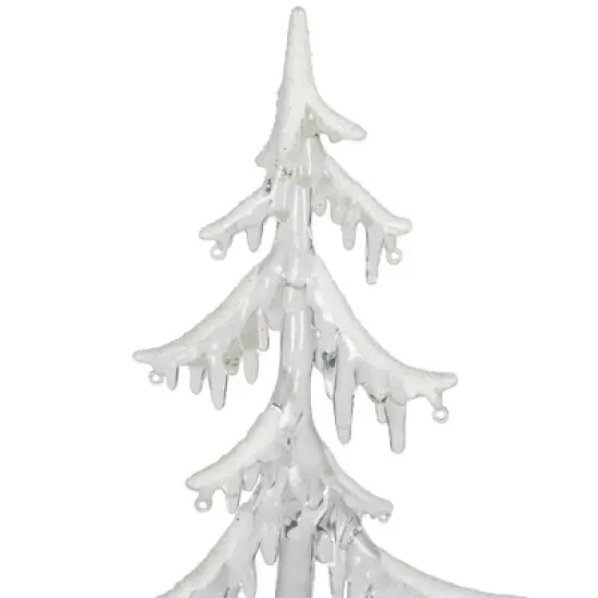 Northlight LED Lighted Acrylic Icicle Tree Christmas Decoration - 14" image {3}