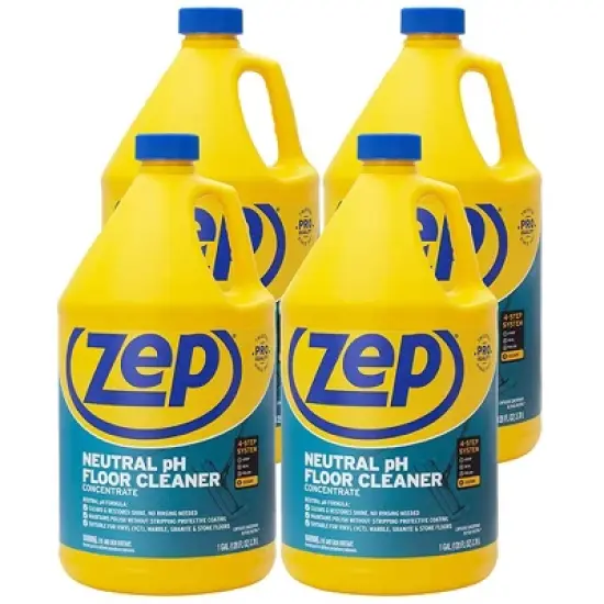 Zep Concentrated Neutral pH Floor Cleaner &ndash; Safe on Protective Finishes - 1 Gallon image {9}