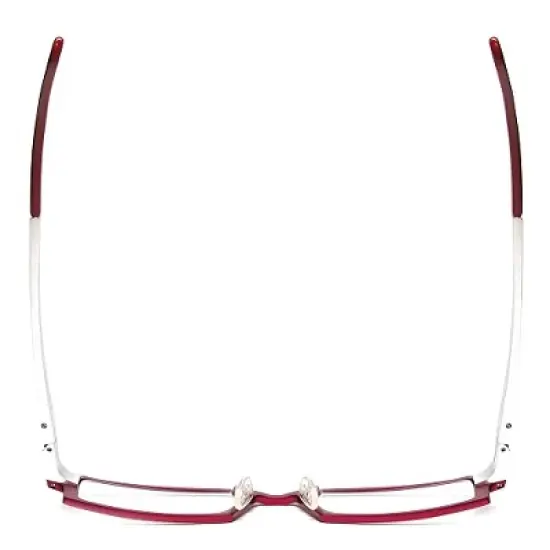 Calabria 822 Techno Optical Metal Reading Glasses with Hard Case +1.50 image {4}