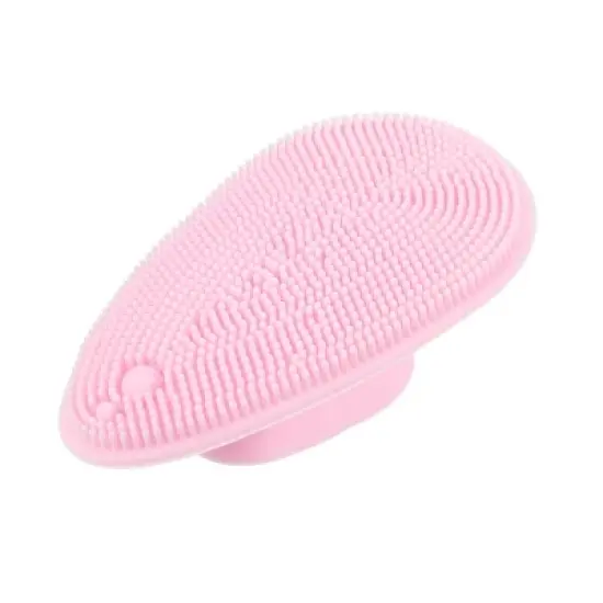 Unique Bargains Silicone Soft Face Scrub Cleansing Brush 3.15"x1.85"x1.14" 1 Pc image {6}