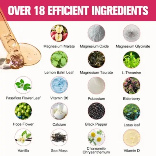 GreenPeople Magnesium Glycinate Liquid Spray 400mg - for Calm Support, Muscle, Bone & Sleep Support - 2 Fl Oz (Raspberry Flavor) image {6}