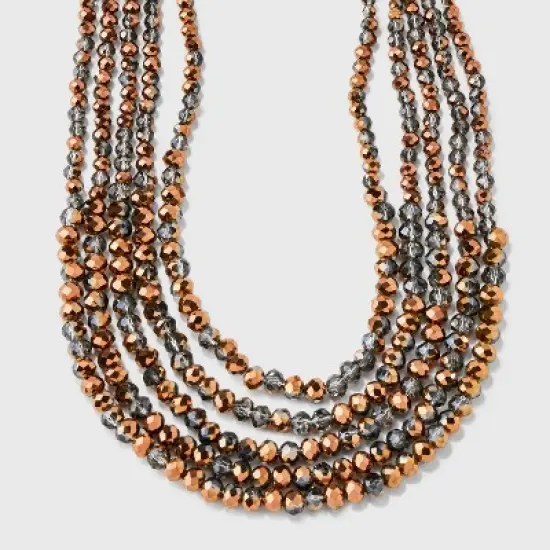 Beaded Multi-Strand Necklace Set 5pc - A New Day&trade; image {5}