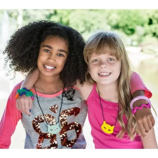 Chewigem Chew Bangle Wave, Pink image {4}