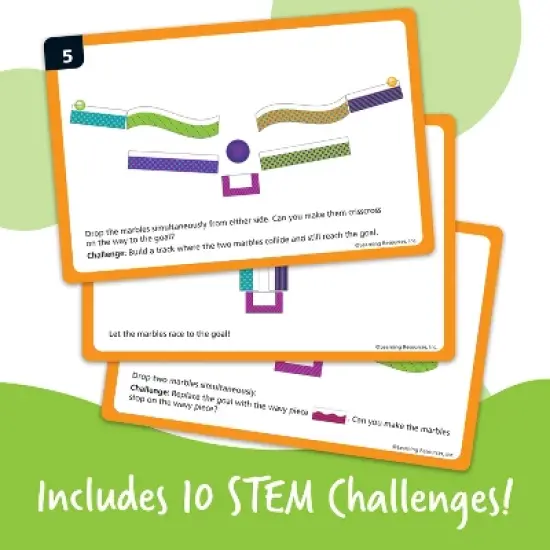 Learning Resources Tumble Trax Magnetic Marble Run image {3}