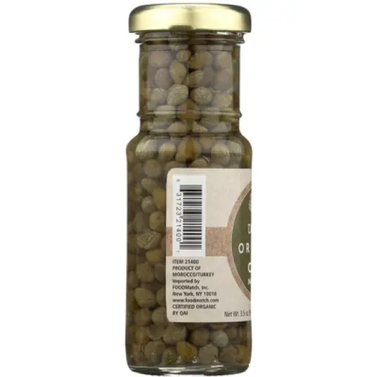 Divina Organic Capers Non-Pareil - Case of 12/3.5 oz image {3}