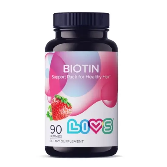 LIVS Gummies Biotin (10,000 mcg) image {8}