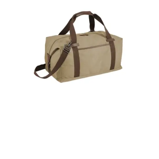Port Authority Classic Expandable Duffel Bag with Faux Leather Trim - 45L image {4}