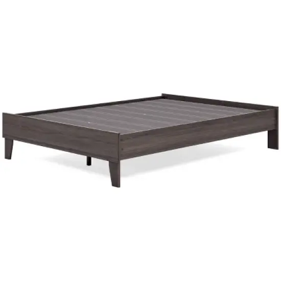 Brymont Platform Bed Dark Gray - Signature Design by Ashley image {2}