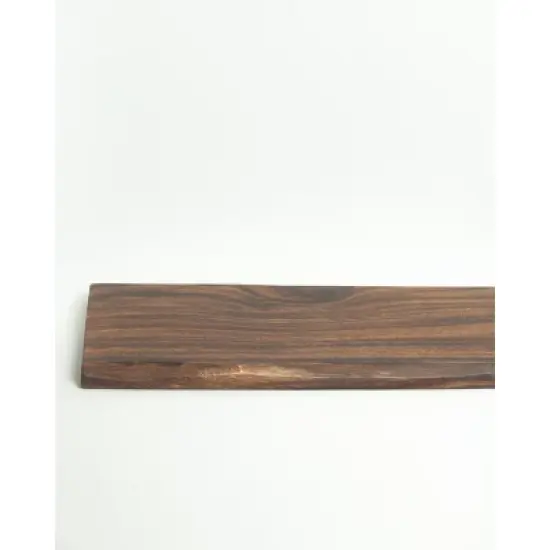 Slickblue Hand-Crafted Acacia Wood Charcuterie Board - Modern Minimalist Design with Live Edge Accent - 24" image {4}