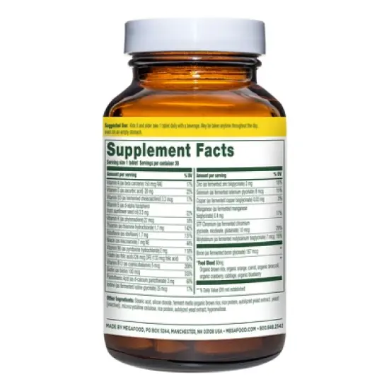 MegaFood Kids' One Daily Mini Multivitamin Tablets image {1}