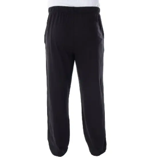 DC Comics Men's The Joker Script Logo Loungewear Sleep Bottoms Pajama Pants Black image {1}