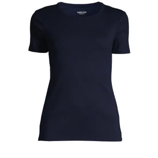 Lands' End Women's Tall All Cotton Short Sleeve Crewneck T-shirt image {4}