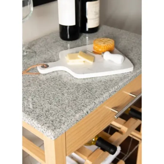 Roger Kitchen Island Granite Top - Linon image {7}