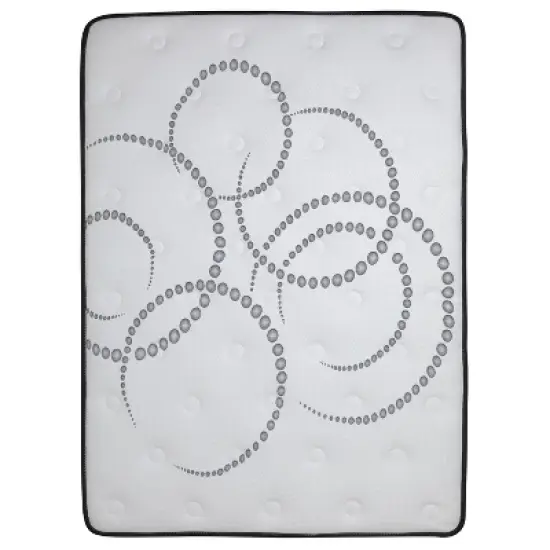 Emma and Oliver 12" Mattress & Gel Memory Foam Topper Bundle Set image {12}