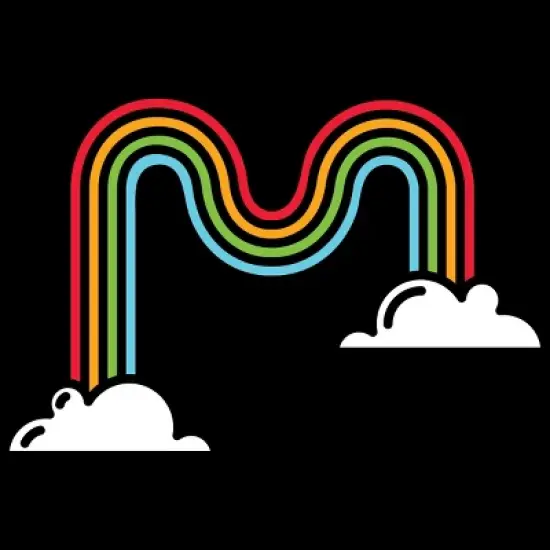 Men's Design By Humans Rainbow By DesignAzalea Tank Top image {1}