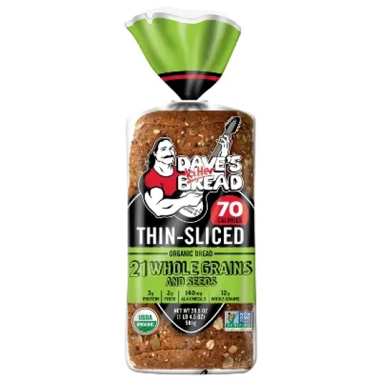Dave's Killer Bread Organic 21 Whole Grains and Seeds Bread - 20.5oz image {11}