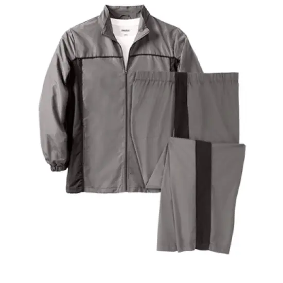 KingSize Men's Big & Tall Long Sleeve Colorblock Tracksuit image {3}