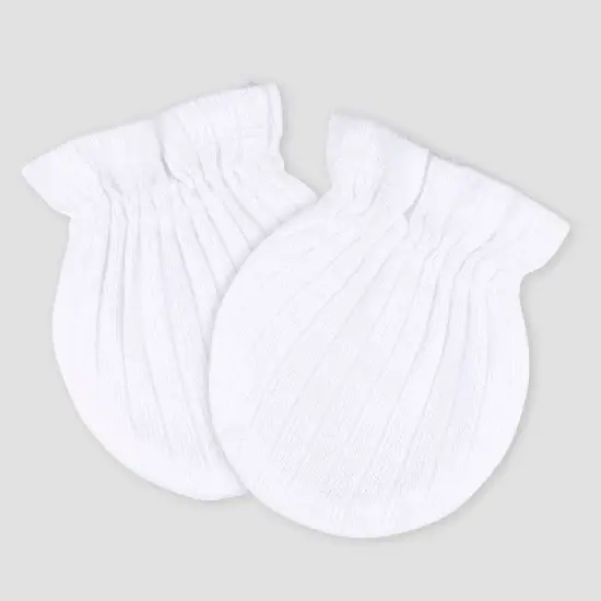 Gerber Baby 3pk Hats & Mittens - White image {4}