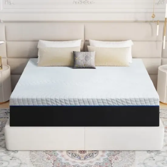 Wuleitex 14"  Medium Memory Foam Mattress, Quiet and Non-Disturbing for a Comfortable Night's Sleep image {4}