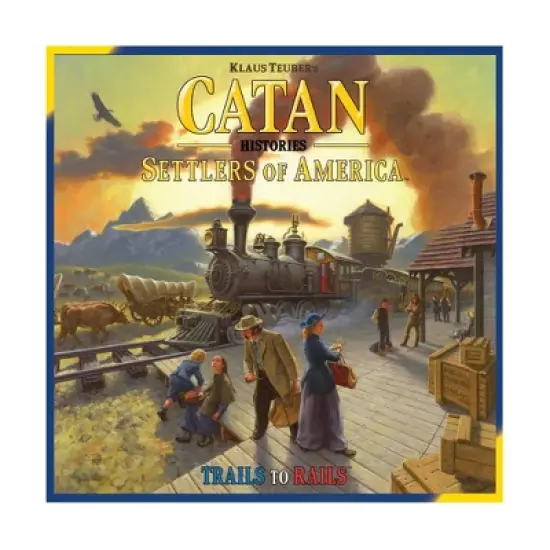 Mayfair Games Catan Histories Settlers of America Trails to Rails Board Game: Strategy Game for 3-4 Players image {1}