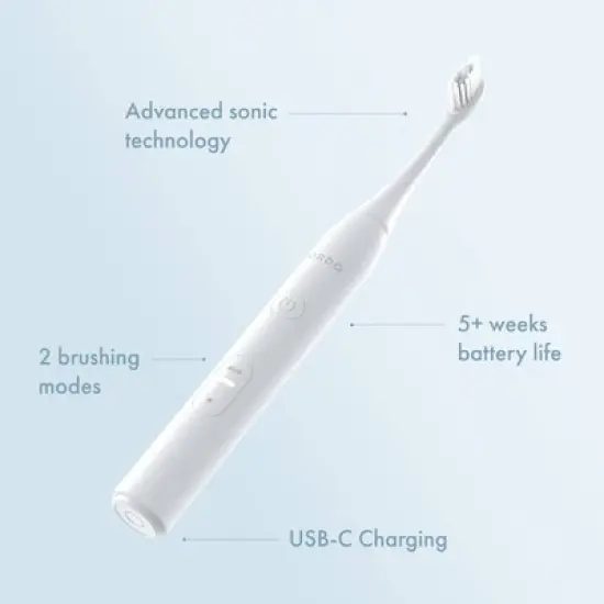 ORDO Sonic Lite Electric Toothbrush - Snow image {2}
