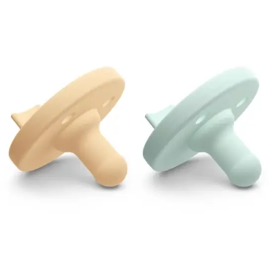 Philips Avent Soothie 0-3m - Beige/Pastel Green - 2pk image {8}