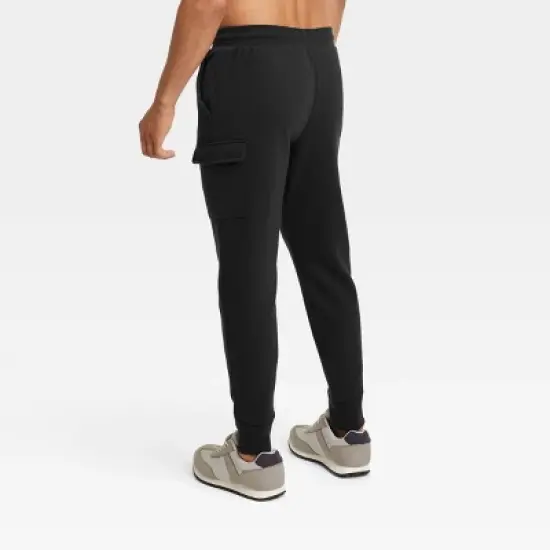 Men's Cotton Fleece Cargo Jogger Pants - All in Motion&trade; image {1}
