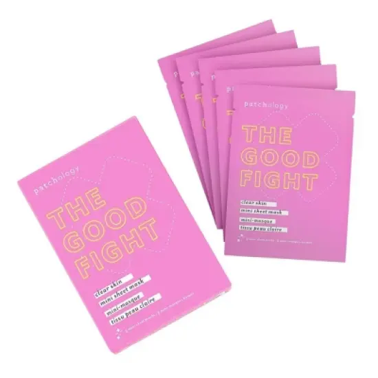Patchology The Good Fight Clear Skin Sheet Mask  | Men and Women Face Masks Skin Care Sheet with Tea Tree for Moisturizing - 0.7 oz (PACK OF 3) image {4}