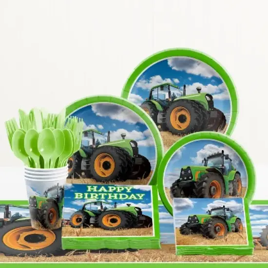 48ct Tractor Time Disposable Napkins image {2}