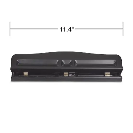 MyOfficeInnovations Adjustable Punch 10 Sheet Capacity Black (24539-CC/10574) 799809 image {3}
