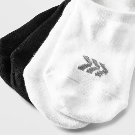 Women's Lightweight 10+1 Bonus Pack Liner Athletic Socks - All in Motion&trade; Black/White 4-10 image {2}
