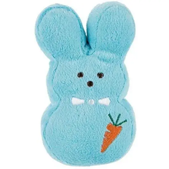 Peeps Plush Bunny Squeaky Toy (Blue) image {1}