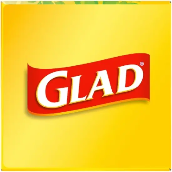 Glad Drawstring Gain Odor Shield Medium Trash Bags - 8gal - 80ct image {10}