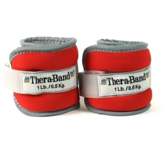 THERABAND Comfort Fit Ankle & Wrist Cuff Wrap Weight Set image {4}