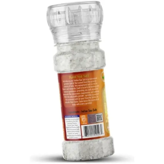 Indian Sea Salt Grinder Bottle - 4oz (115g) - Rani Brand Authentic Indian Products image {6}