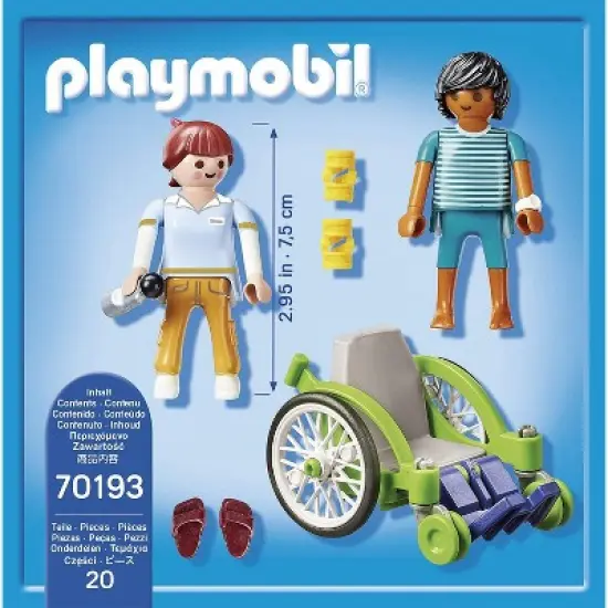 Playmobil Patient in Wheelchair image {4}