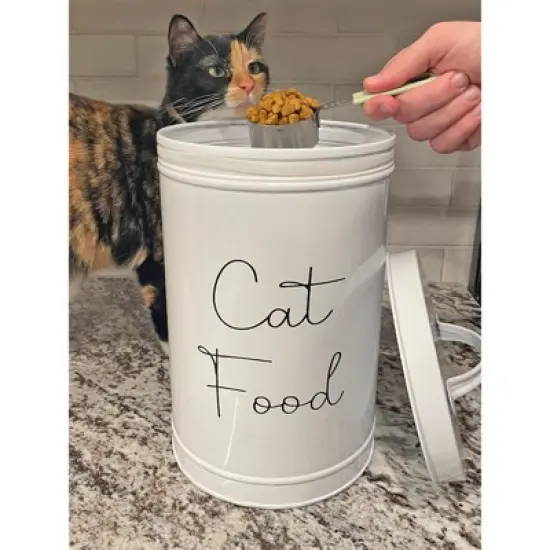Midlee Metal Cat Food Storage Container image {7}