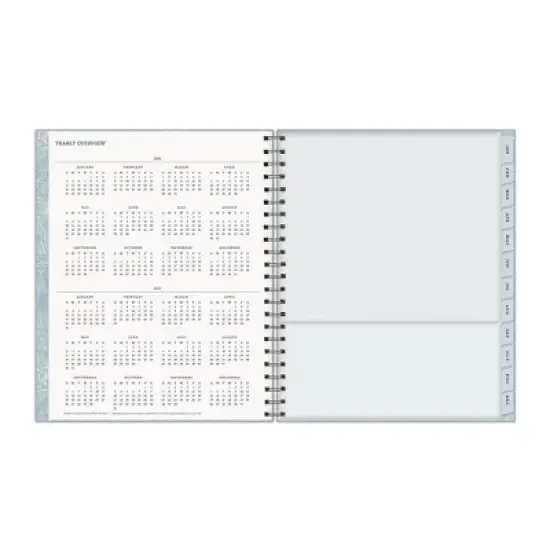 Morris & Co. by Blue Sky 8.5"x11" 2026&nbsp;Weekly/Monthly Wirebound Planner Hardcover Solid Dearle Blue image {6}