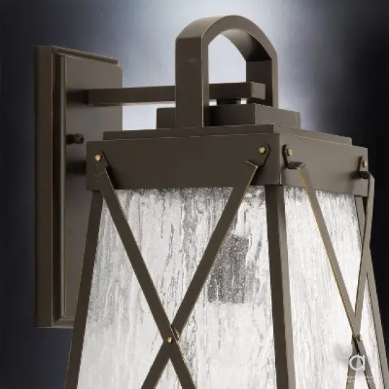 Urban Ambiance Luxury English Country Outdoor Wall Light,  19-1/4"H x 10-1/2"W,  Olde Bronze Finish, UHP1054 image {3}