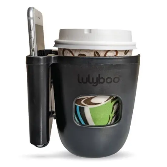 Lulyboo Stroller Cup and Phone Holder - Black image {5}