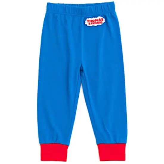 Thomas & Friends Pajama Shirt Pants and Slippers 3 Piece Sleep Set Toddler to Little Kid  image {2}